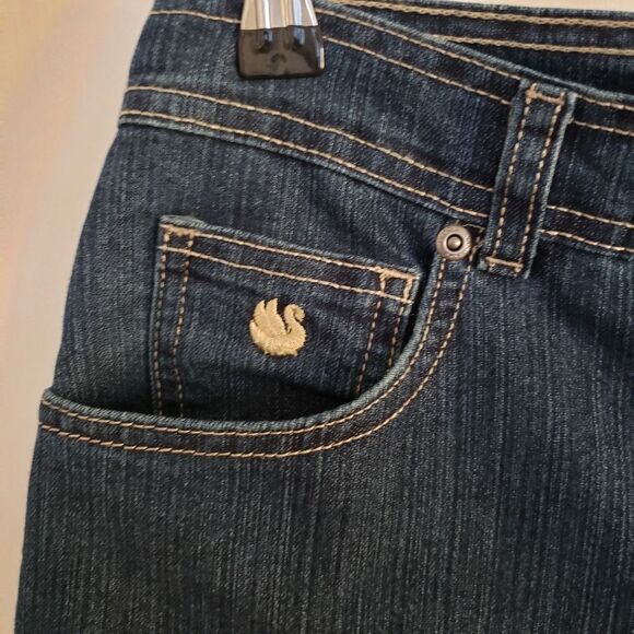 Gloria Vanderbilt Amanda Dark Wash Straight Leg Jeans size 10 - Picture 6 of 9